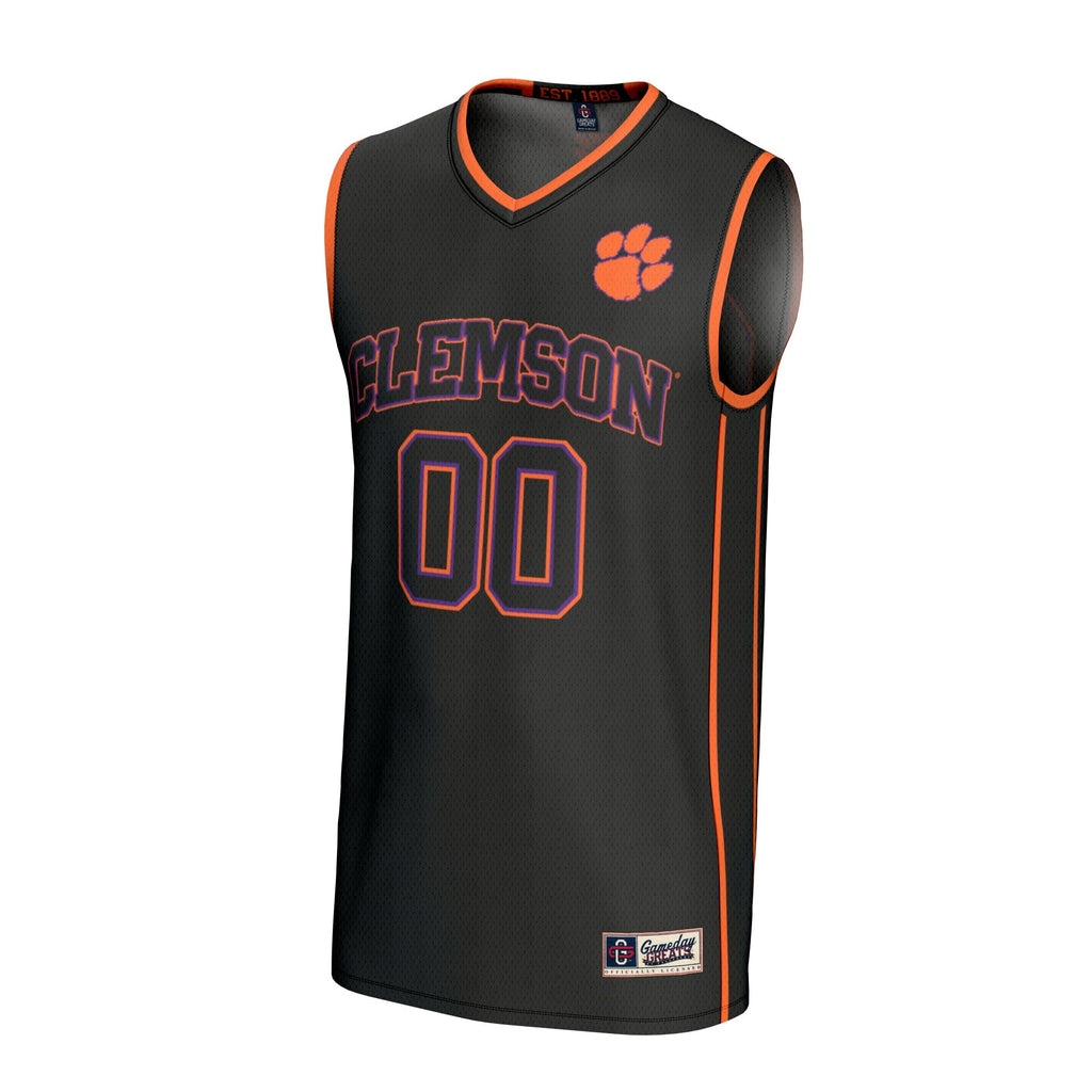Clemson Tigers Lightweight Collegiate Basketball NIL Pick-A-Player Fashion Jersey - Black