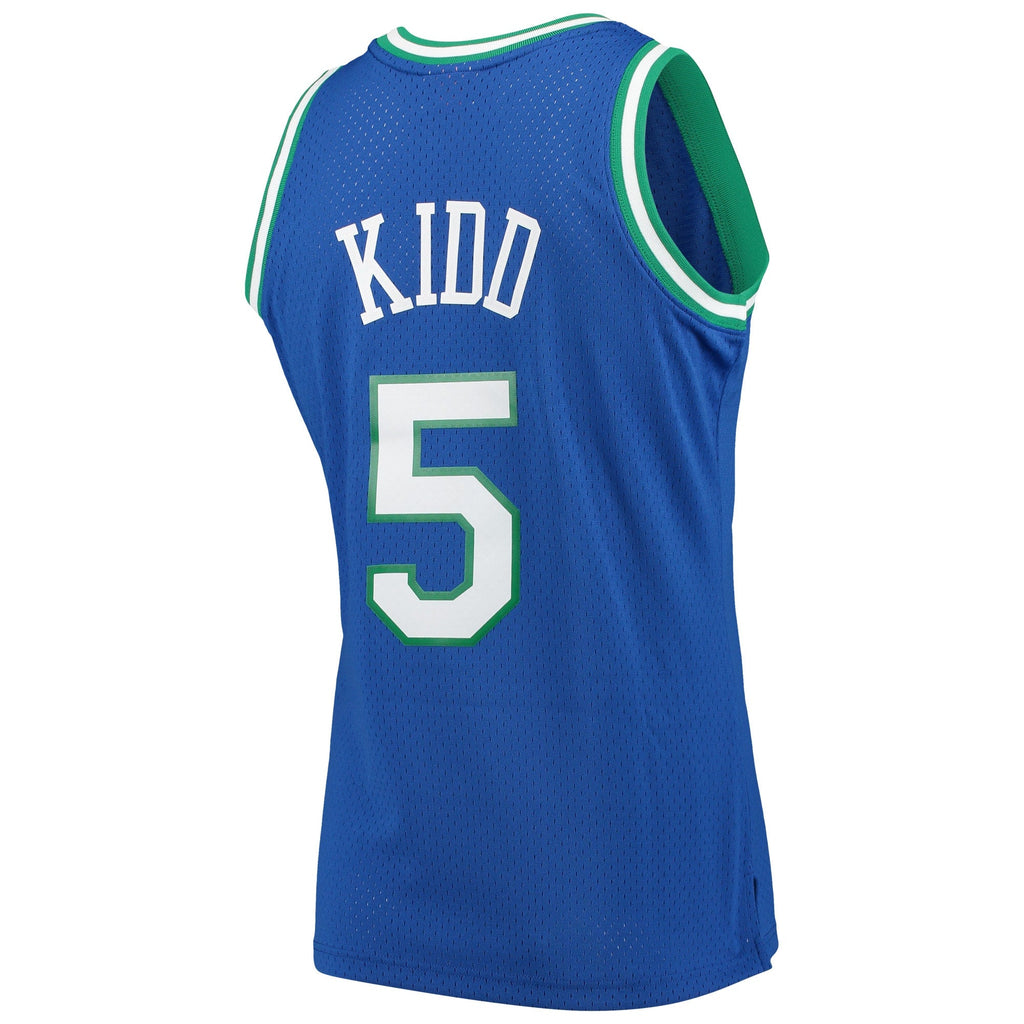 Jason Kidd Blue Dallas Mavericks 1994-95 Hardwood Classics Swingman Player Jersey