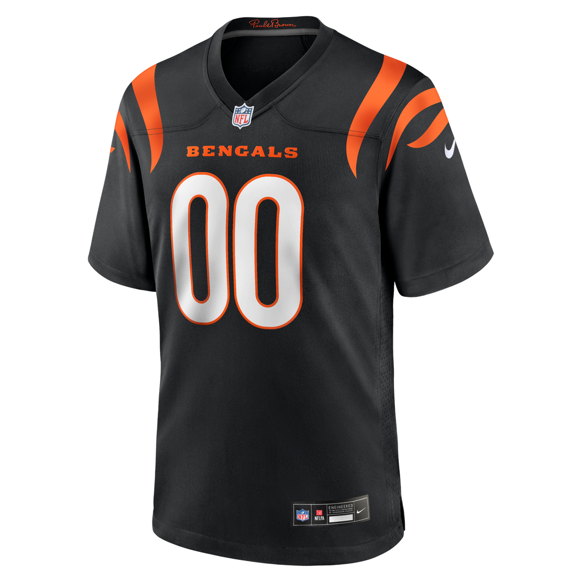 Cincinnati Bengals Black Game Custom Jersey