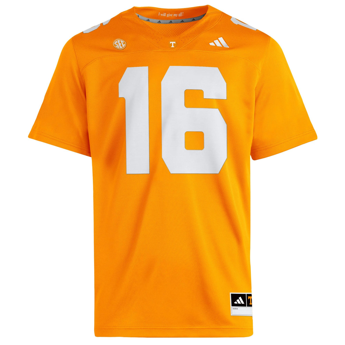 Peyton Manning Tennessee Orange Tennessee Volunteers Home Premier Jersey