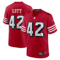 San Francisco 49ers Ronnie Lott Scarlet Retired Player Alternate Game Jersey
