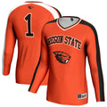 Oregon State Beavers #1 Lightweight Volleyball Fashion Jersey - Orange