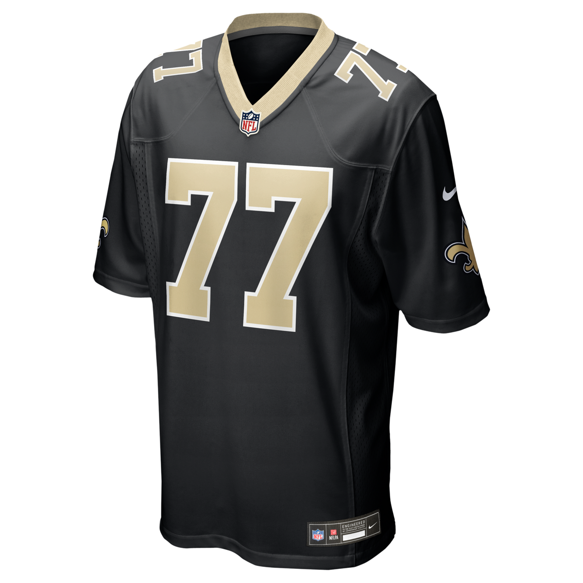 New Orleans Saints Carl Nicks Black Game Retired Player Jersey