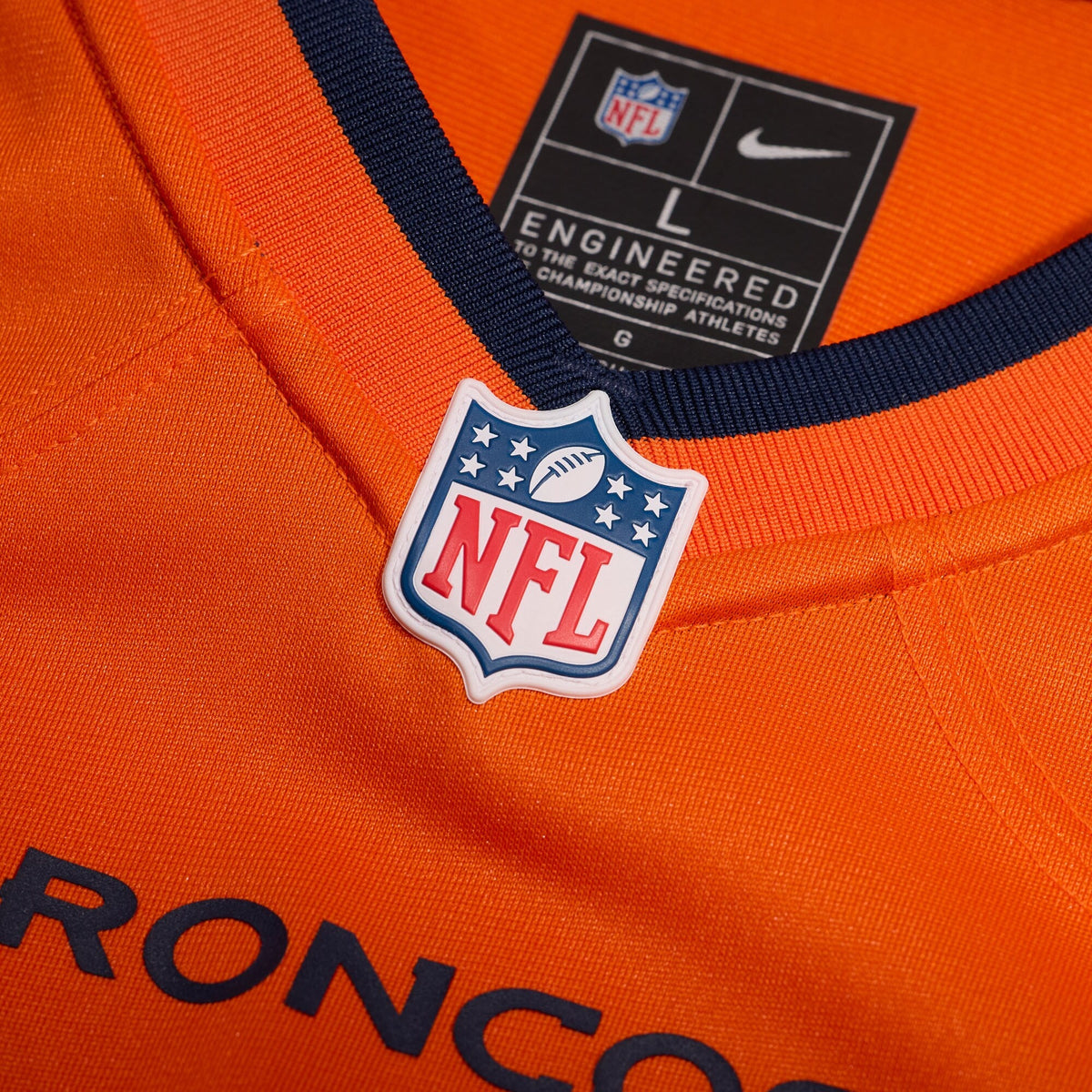 Denver Broncos Orange Team Custom Game Jersey
