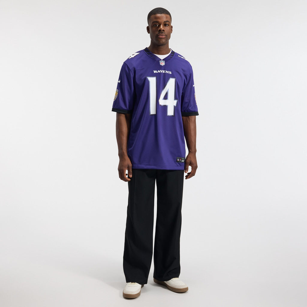 Baltimore Ravens Kyle Hamilton Purple Team Game Jersey