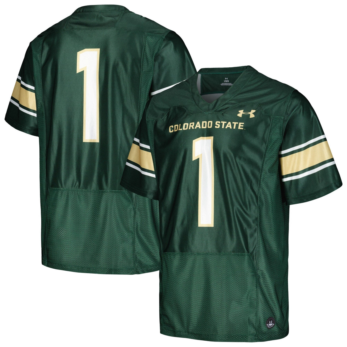 #1 Colorado State Rams Replica Football Jersey - Green