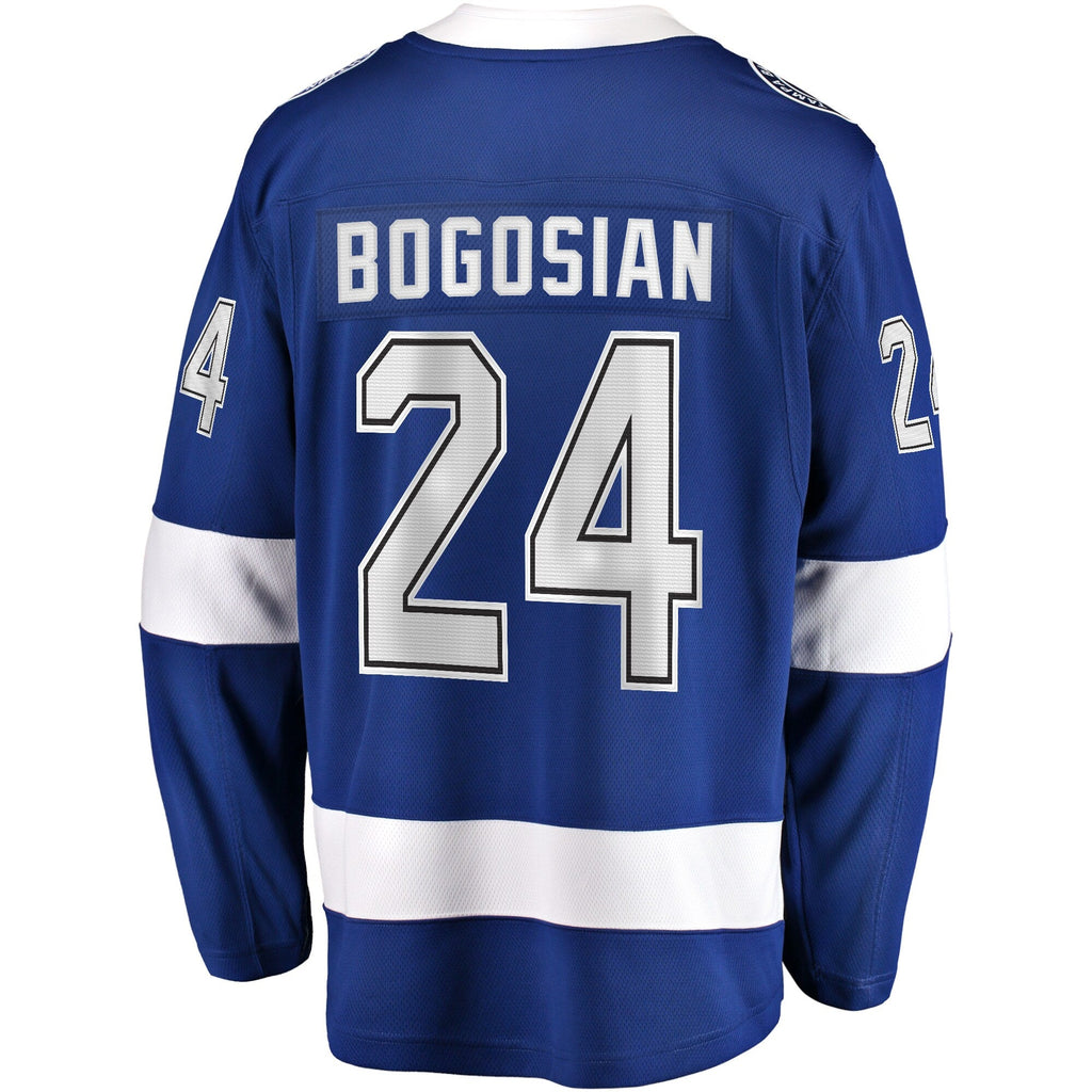 Tampa Bay Lightning Zach Bogosian Blue Home Breakaway Player Jersey