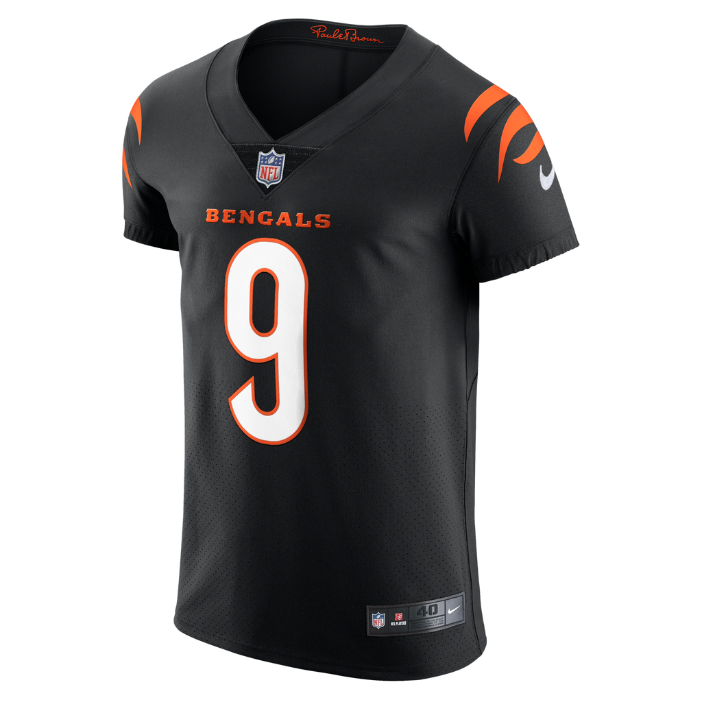 Cincinnati Bengals Joe Burrow Black Vapor Elite Jersey