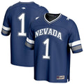 #1 Nevada Wolf Pack Lightweight Collegiate Football Fashion Jersey - Navy