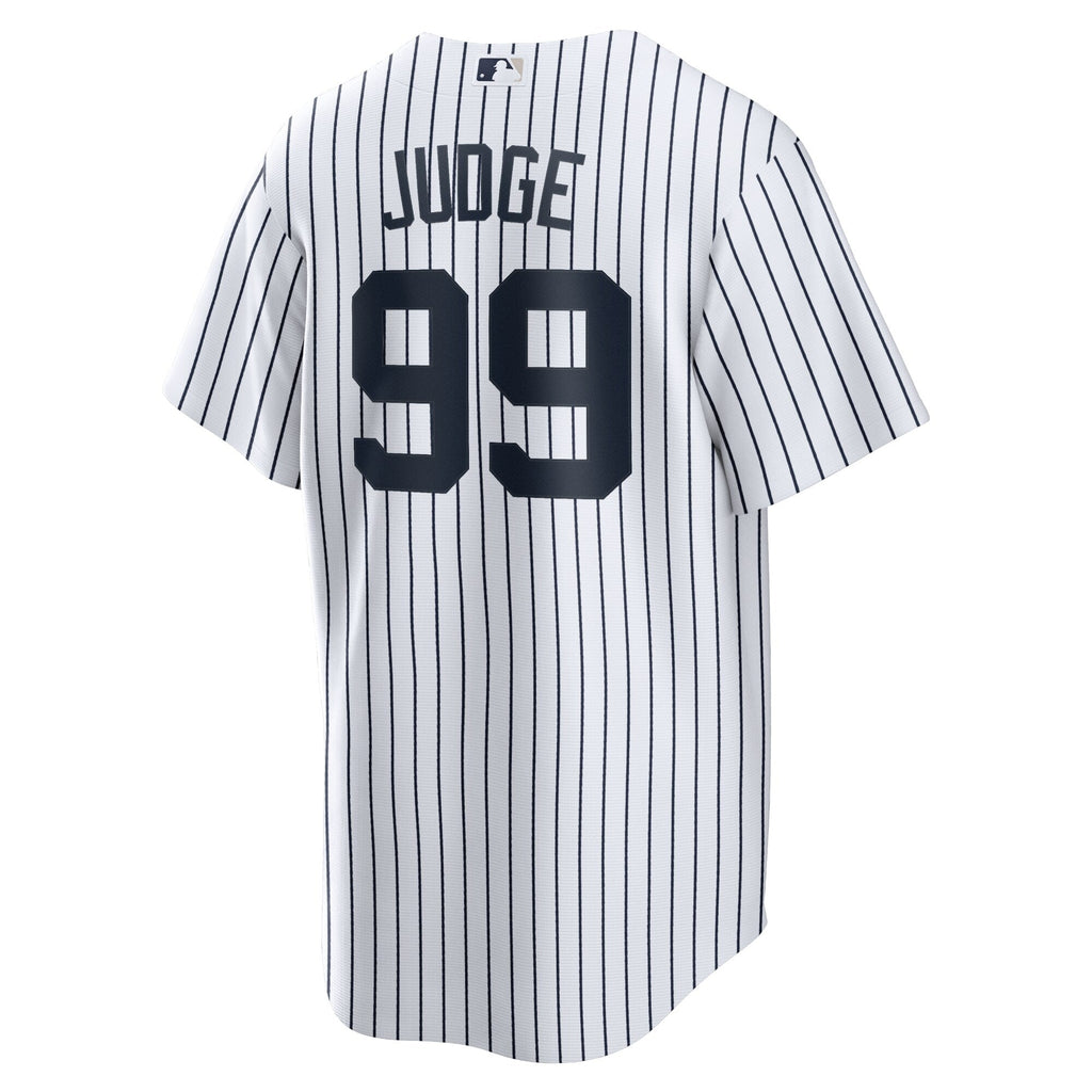 New York Yankees Aaron Judge White Home Replica Player Name Jersey