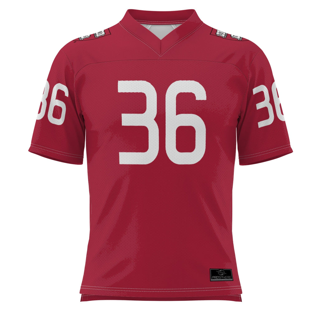 #36 Harvard Crimson Football Jersey - Crimson