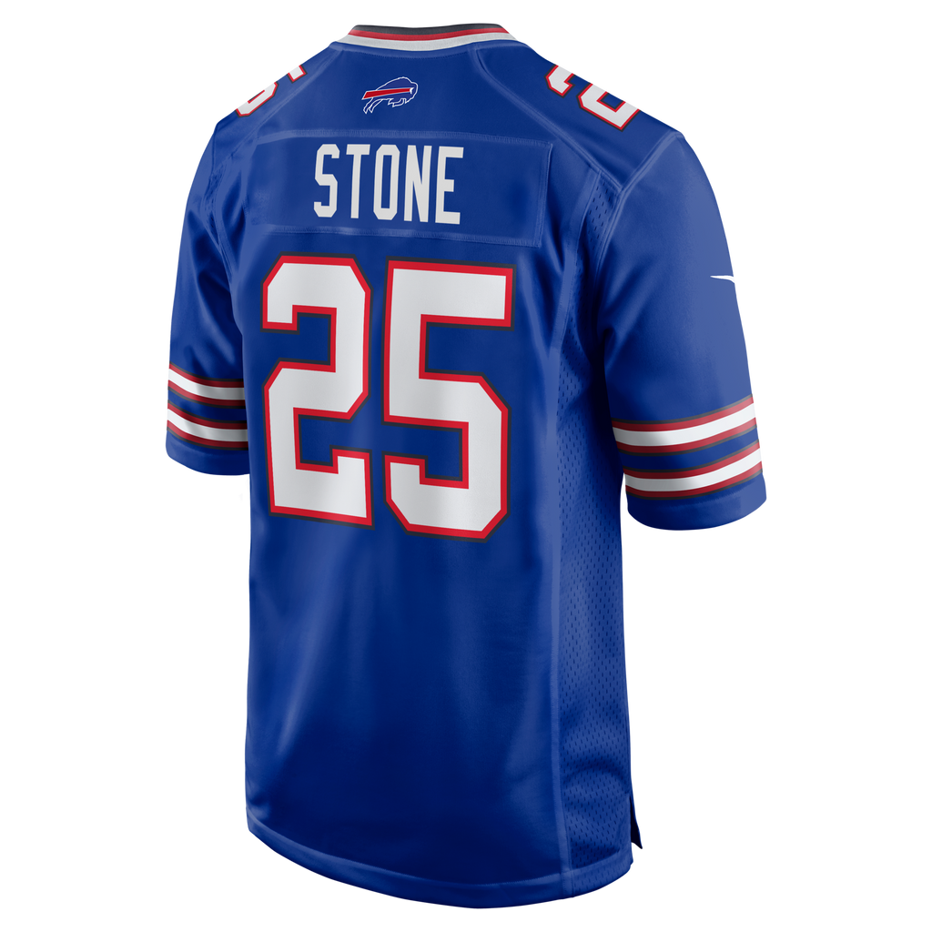 Buffalo Bills Geno Stone Royal Team Game Jersey
