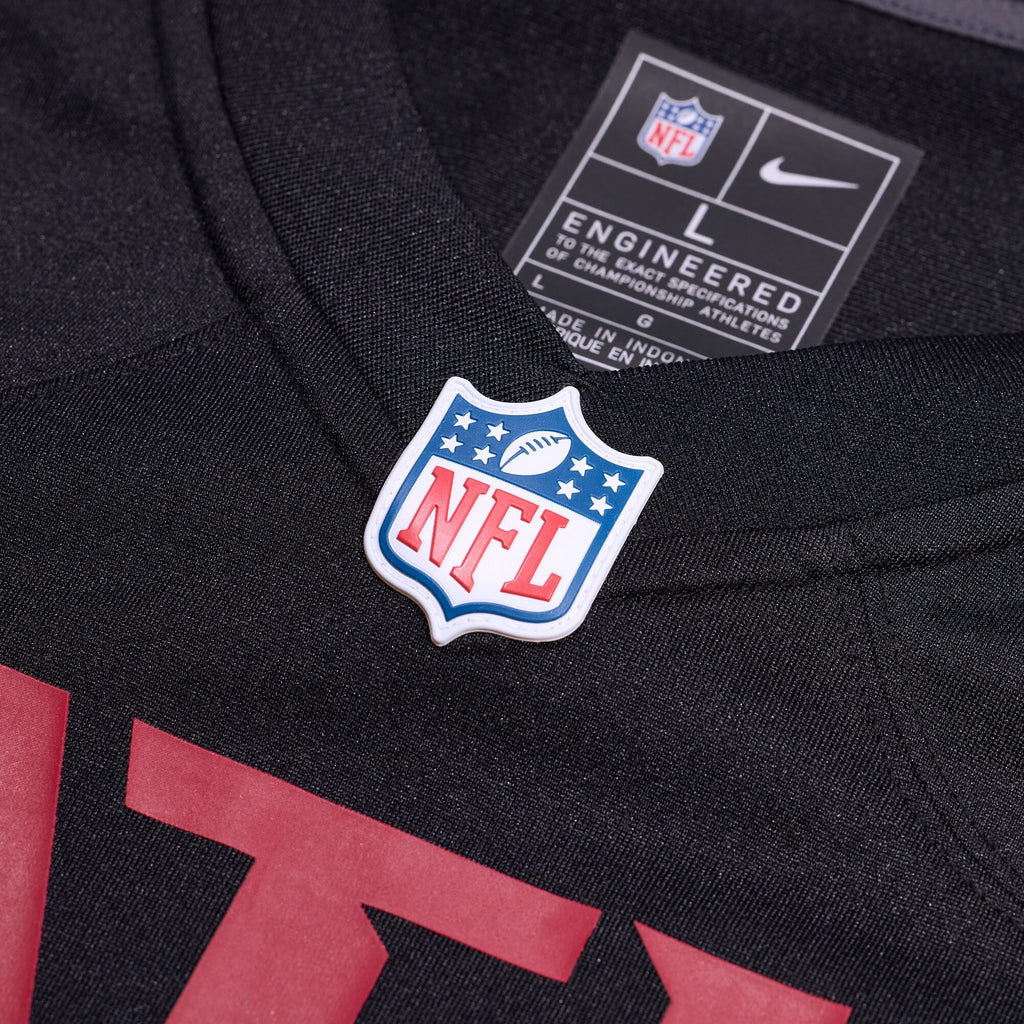 Atlanta Falcons Jamal Anderson Black Game Retired Player Jersey