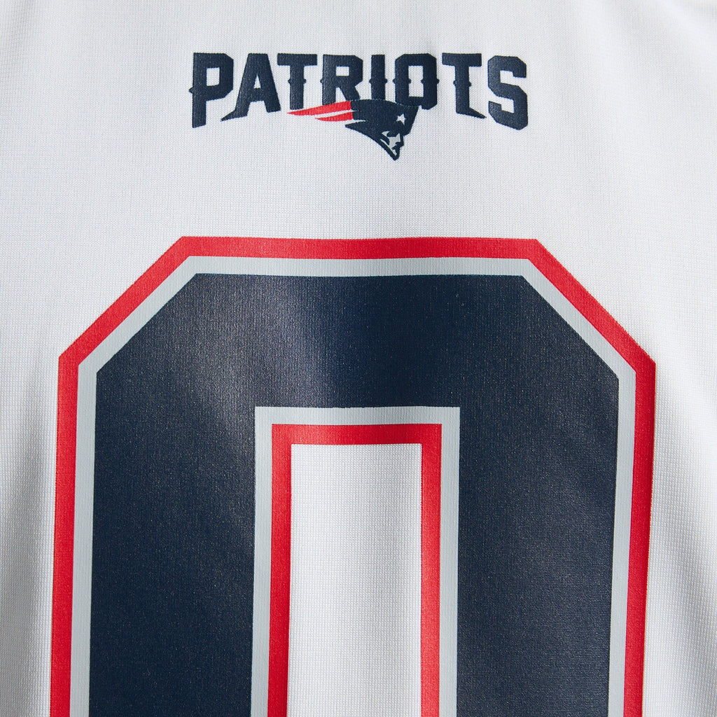 New England Patriots Christian Gonzalez White Game Jersey