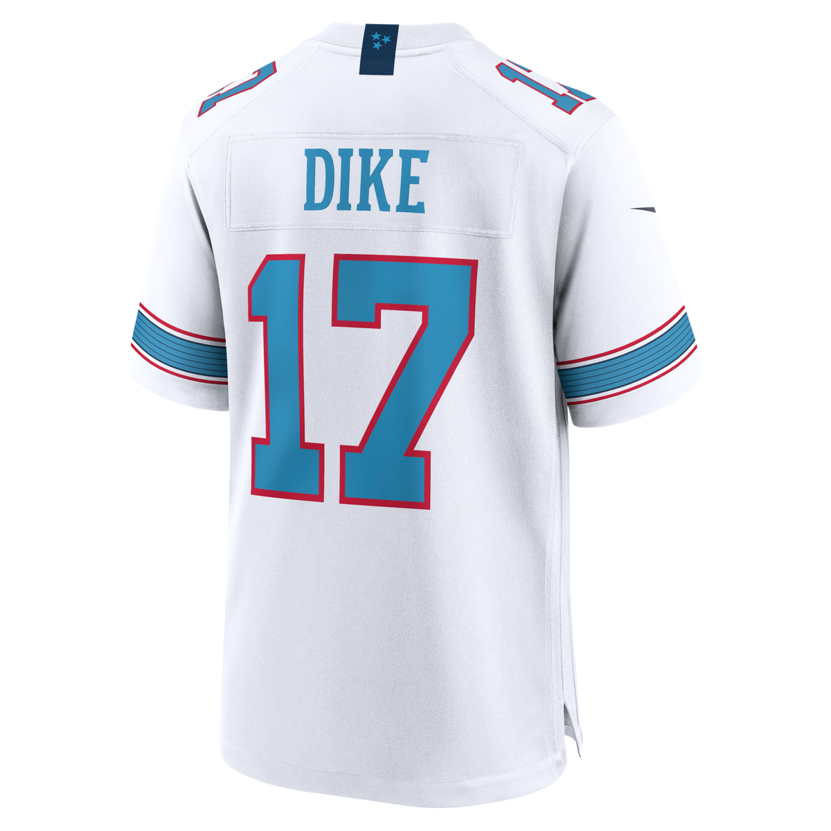 Tennessee Titans Chimere Dike White Game Jersey