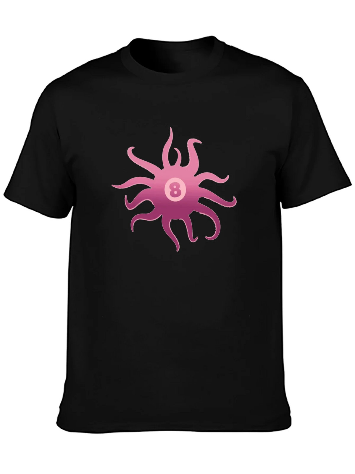 Octopus Eight Ball Graphic Tee