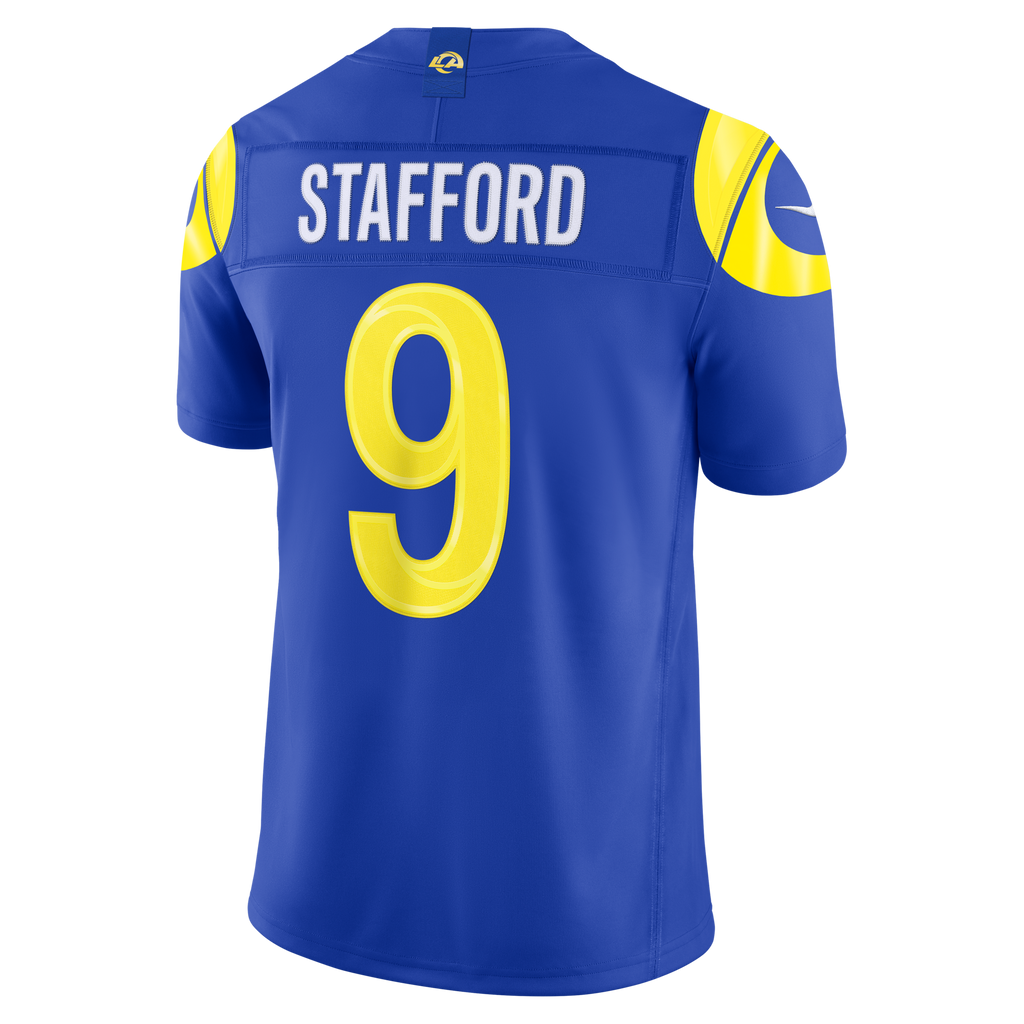 Los Angeles Rams Matthew Stafford Royal Team Vapor F.U.S.E. Stitched Limited Jersey