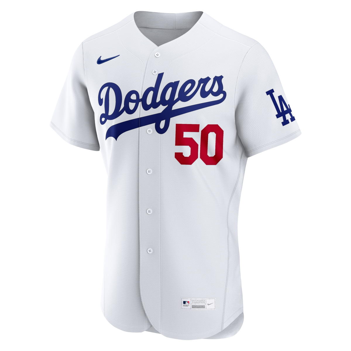 Los Angeles Dodgers Mookie Betts White Home Authentic Jersey