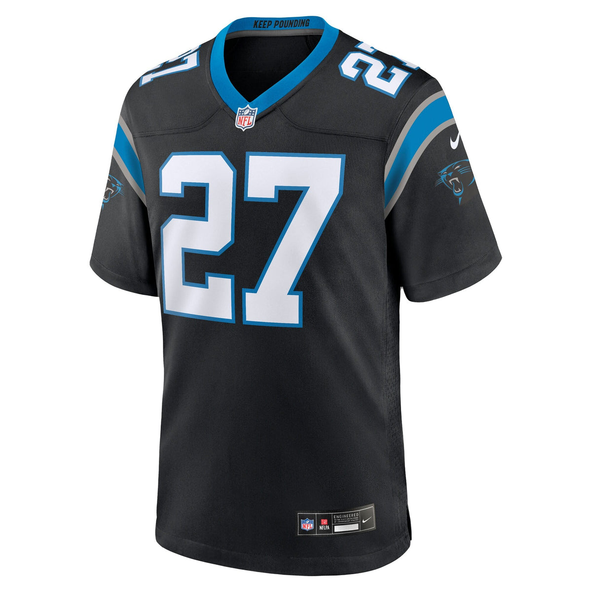 Carolina Panthers Isaiah Simmons Black Team Game Jersey