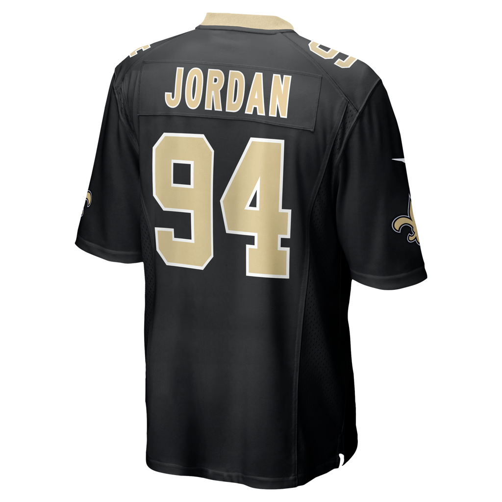 New Orleans Saints Cameron Jordan Black Team Game Jersey
