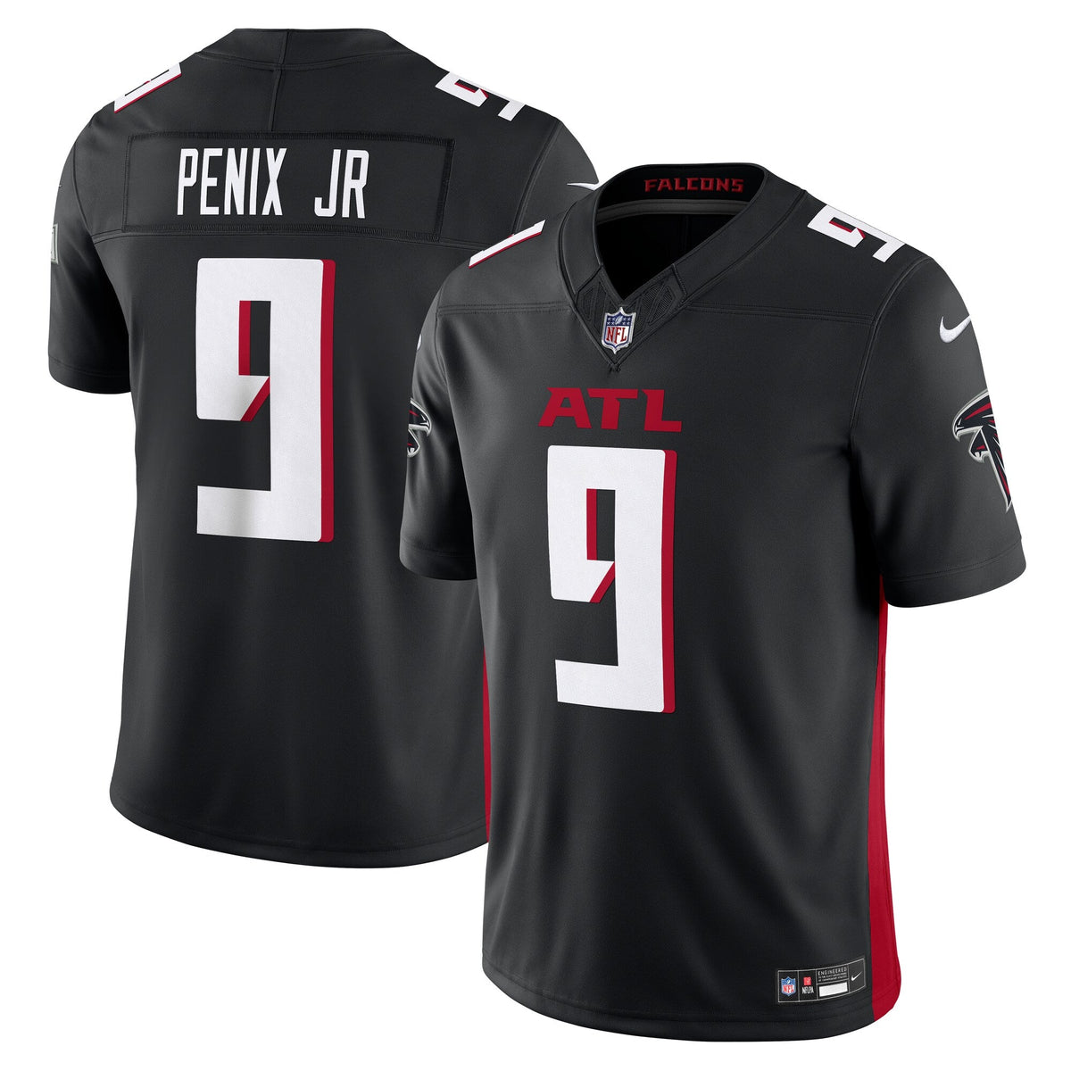 Atlanta Falcons Michael Penix Jr. Black Vapor F.U.S.E. Limited Jersey