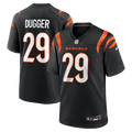 Cincinnati Bengals Kyle Dugger Black Team Game Jersey