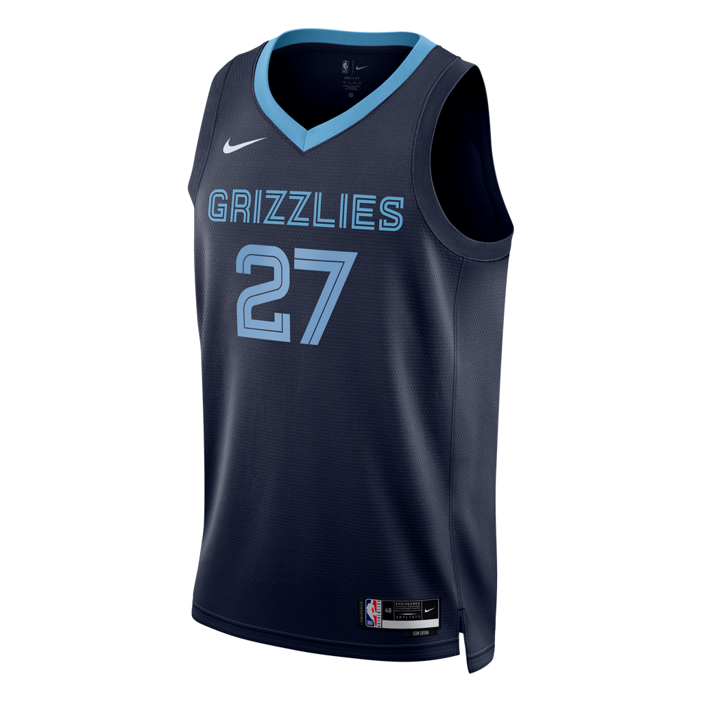 Memphis Grizzlies Icon Swingman Jersey - Black - Cameron Boozer
