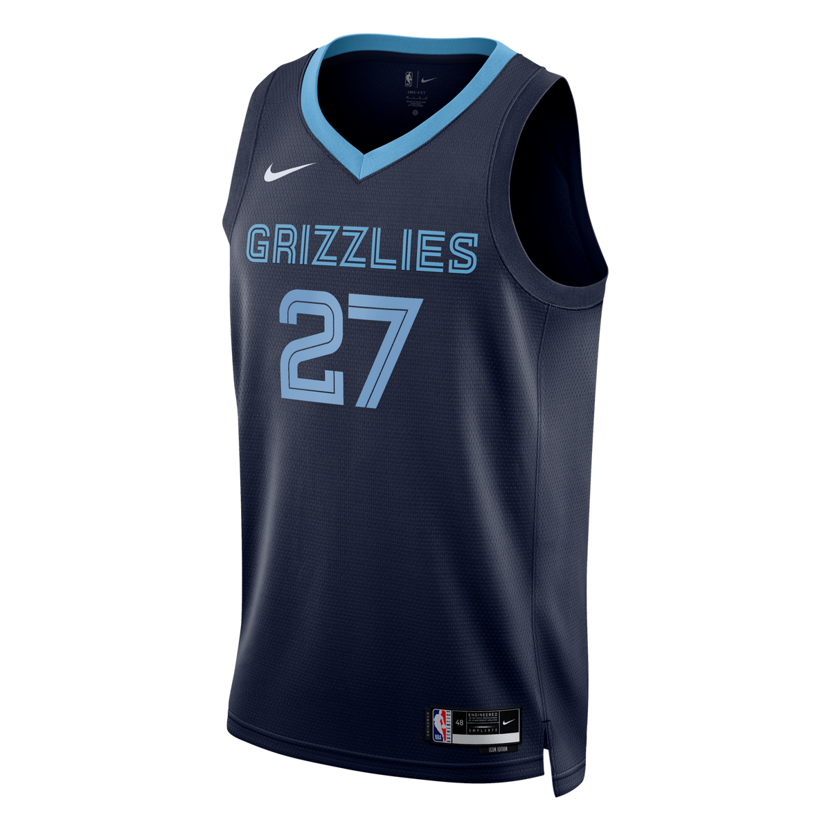 Memphis Grizzlies Icon Swingman Jersey - Black - Cameron Boozer