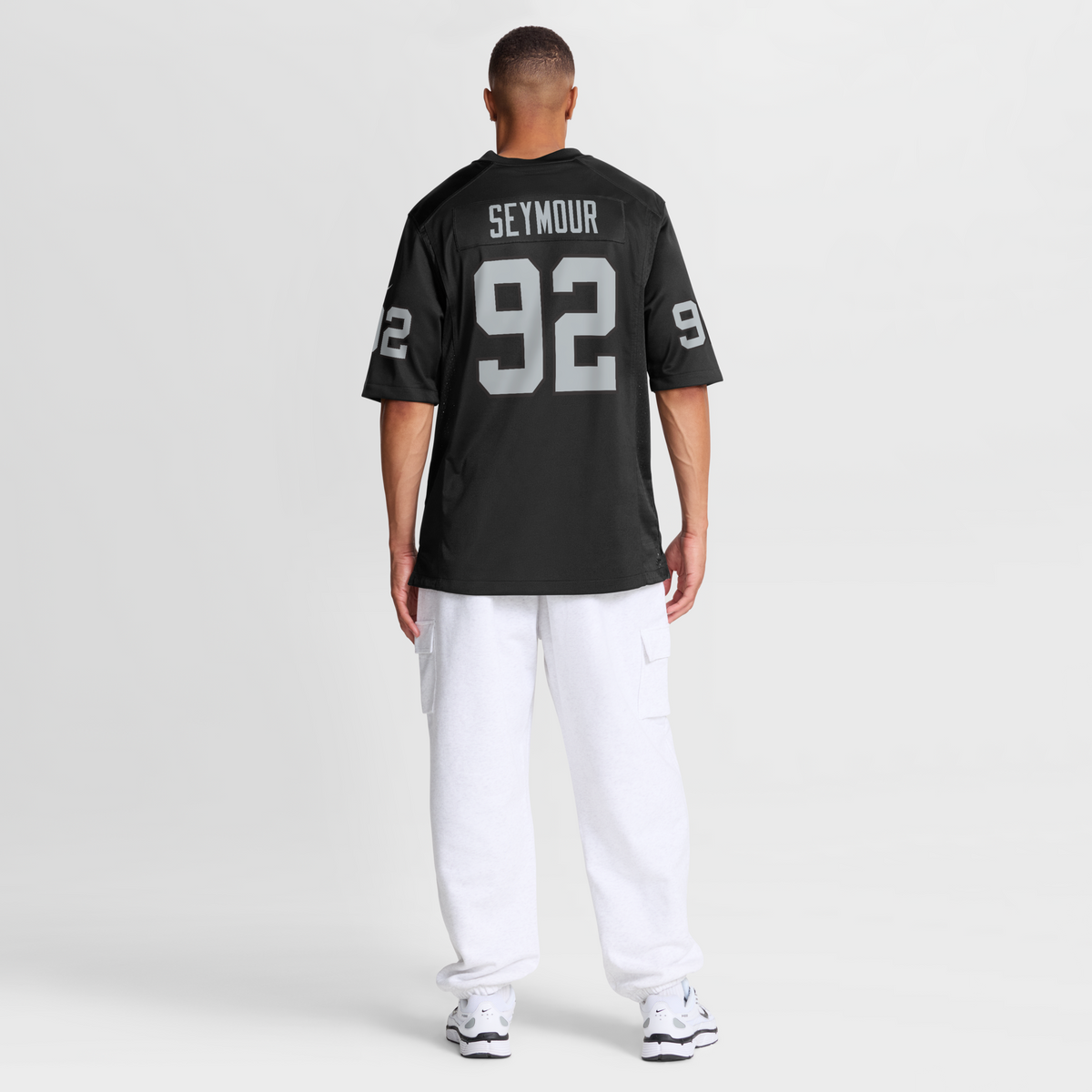 Las Vegas Raiders Richard Seymour Black Retired Player Game Jersey