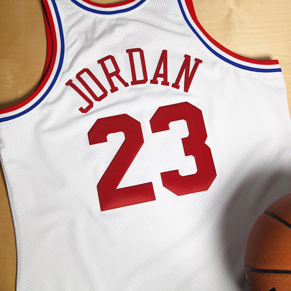 NBA All-Star East Michael Jordan 1991 Authentic Jersey - White