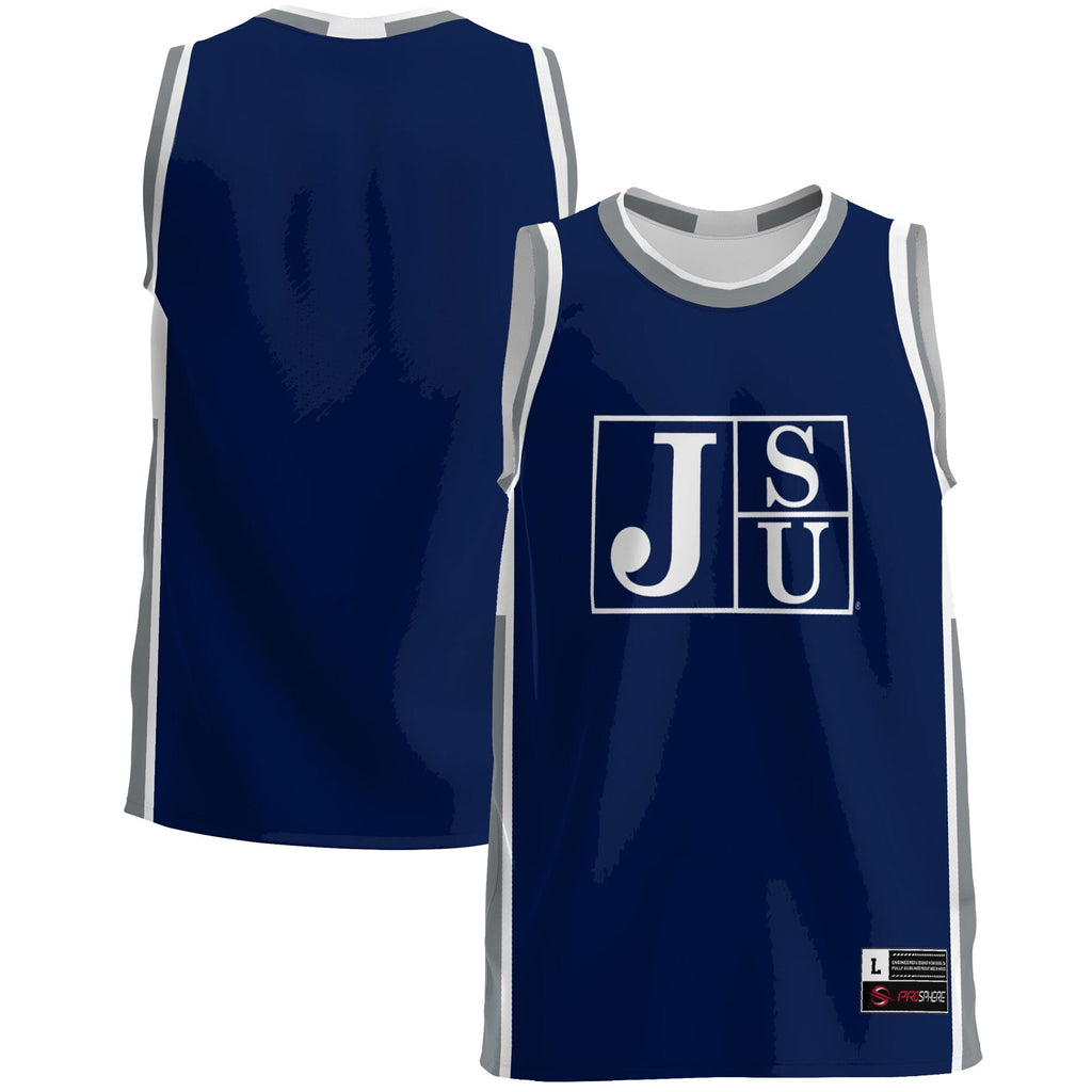 Jackson State Tigers Lightweight Basketball Jersey - Navy
