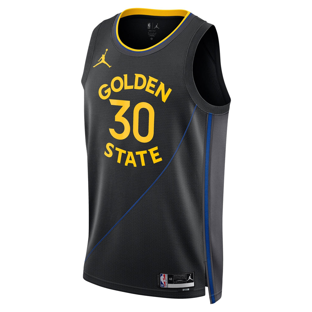 Golden State Warriors 2024/25 Statement Edition Swingman Jersey - Black - Stephen Curry
