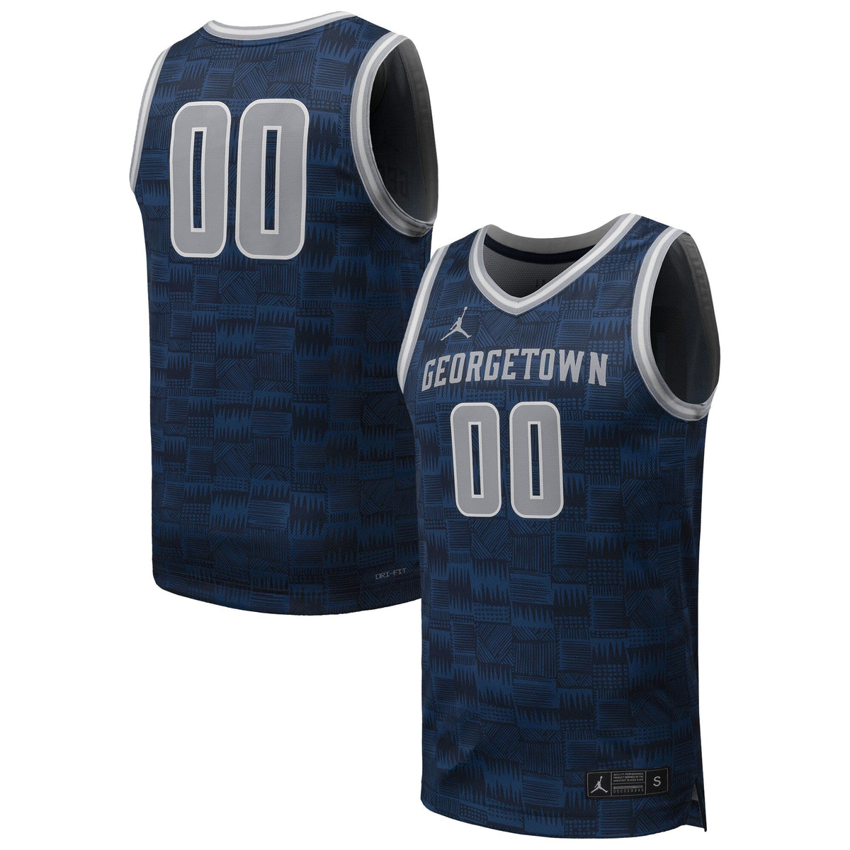 #00 Georgetown Hoyas Replica Basketball Jersey - Navy