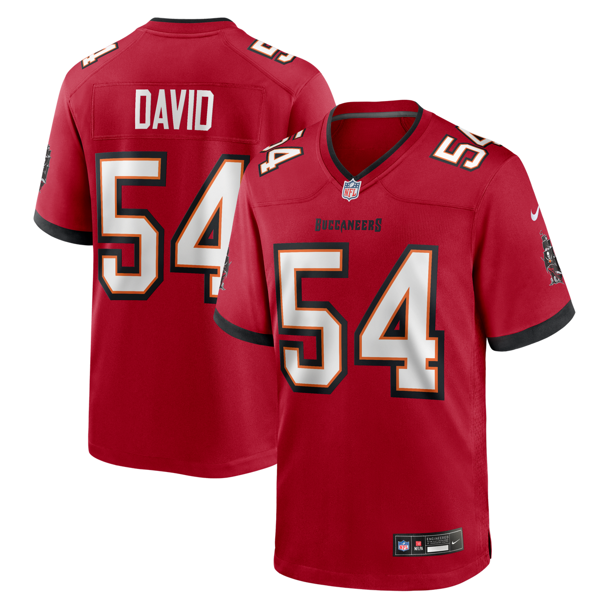 Tampa Bay Buccaneers Lavonte David Red Game Jersey