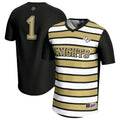 #1 UCF Knights Lightweight Soccer Fashion Jersey - Black