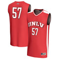#57 UNLV Rebels Lightweight Collegiate Basketball Fashion Jersey - Cardinal