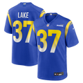 Los Angeles Rams Quentin Lake Royal Game Player Jersey