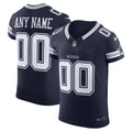 Dallas Cowboys Navy Vapor F.U.S.E. Elite Custom Jersey