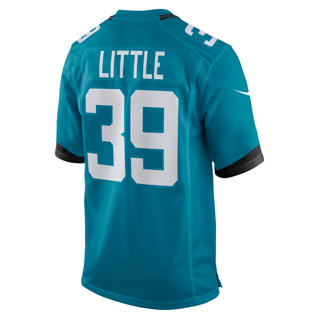 Jacksonville Jaguars Cam Little Teal Team Game Jersey