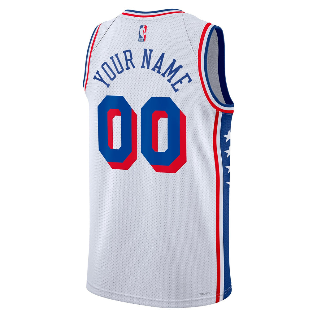 Philadelphia 76ers Association Swingman Jersey - Custom