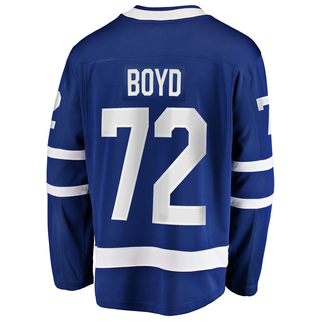 Toronto Maple Leafs Travis Boyd Blue Home Breakaway Jersey