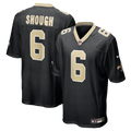New Orleans Saints Tyler Shough Black Game Jersey