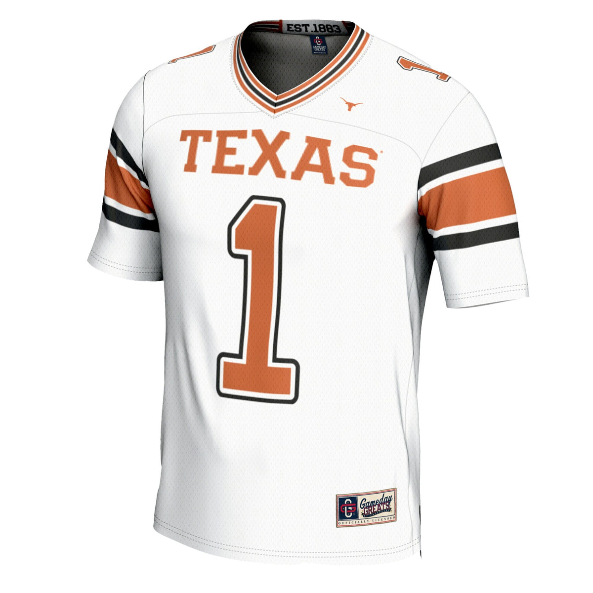 #1 Texas Longhorns Football Jersey - White