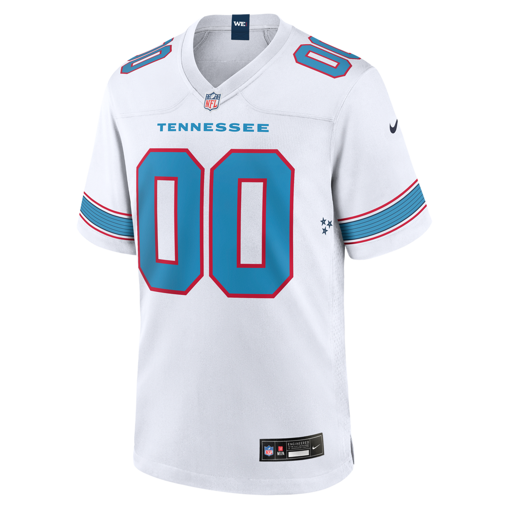 Tennessee Titans White Game Custom Jersey