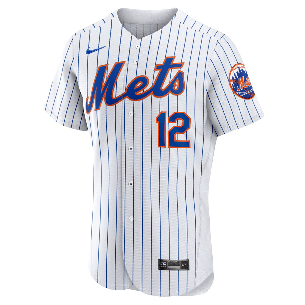 New York Mets Francisco Lindor White Home Authentic Player Jersey