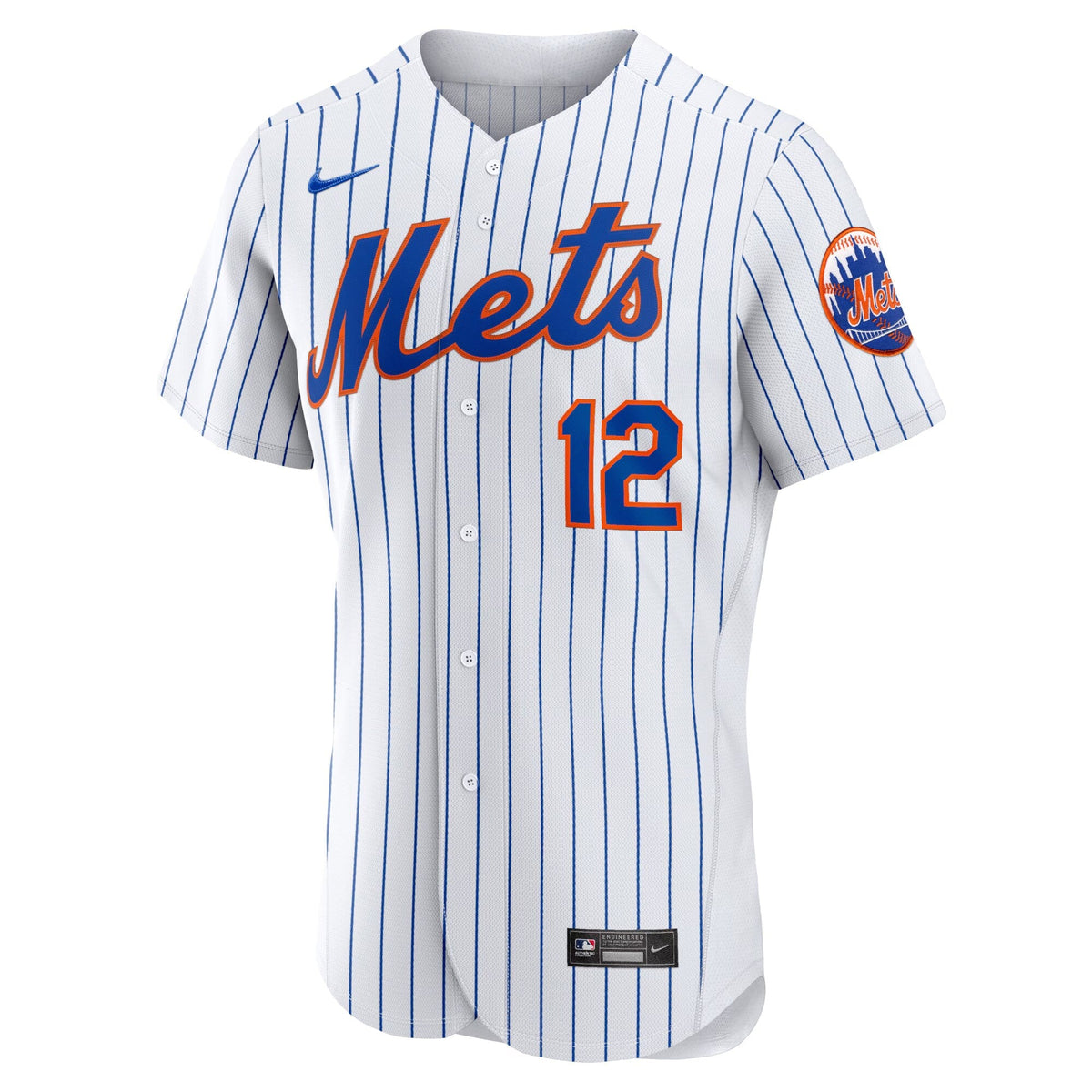New York Mets Francisco Lindor White Home Authentic Player Jersey