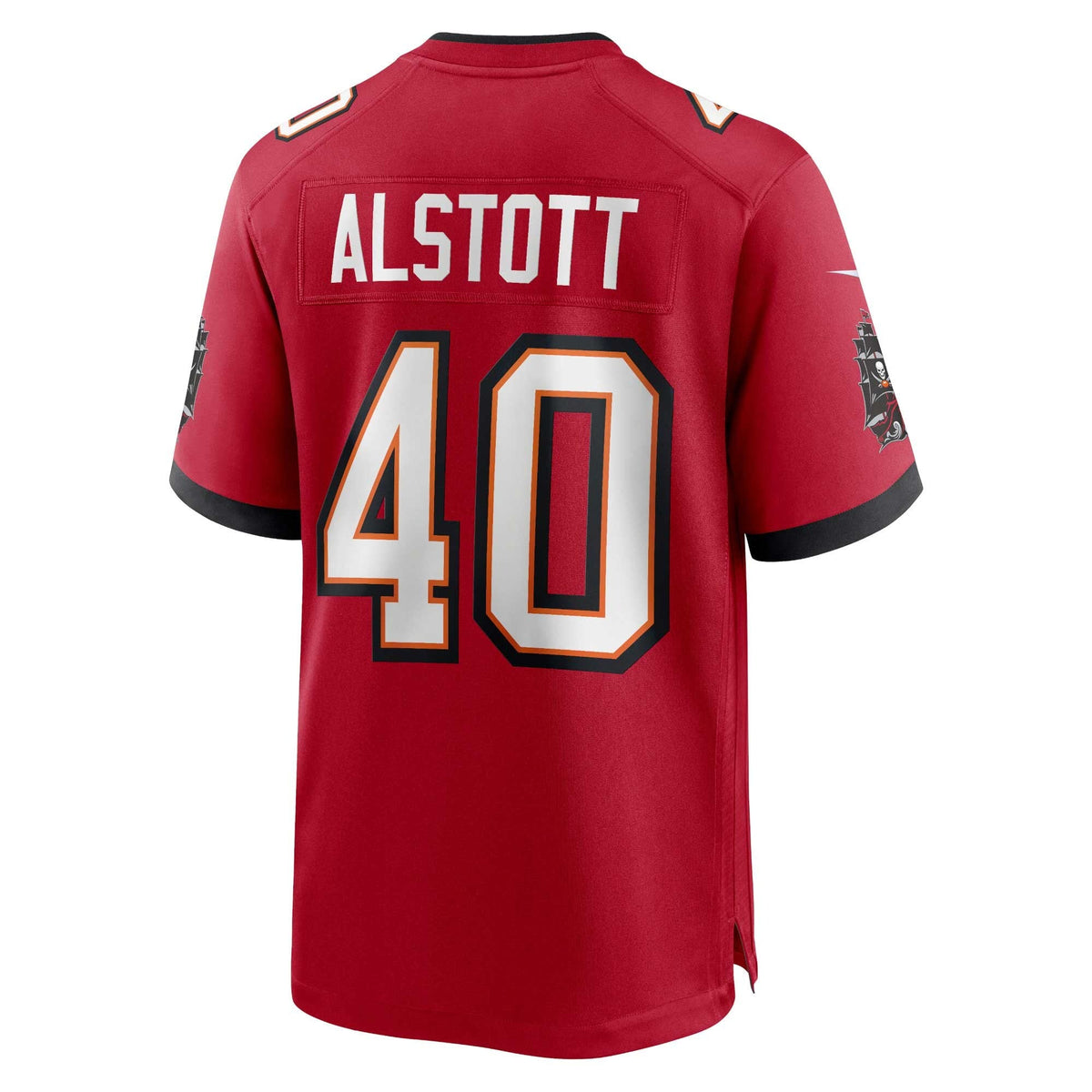 Tampa Bay Buccaneers Mike Alstott Red Retired Player Game Jersey