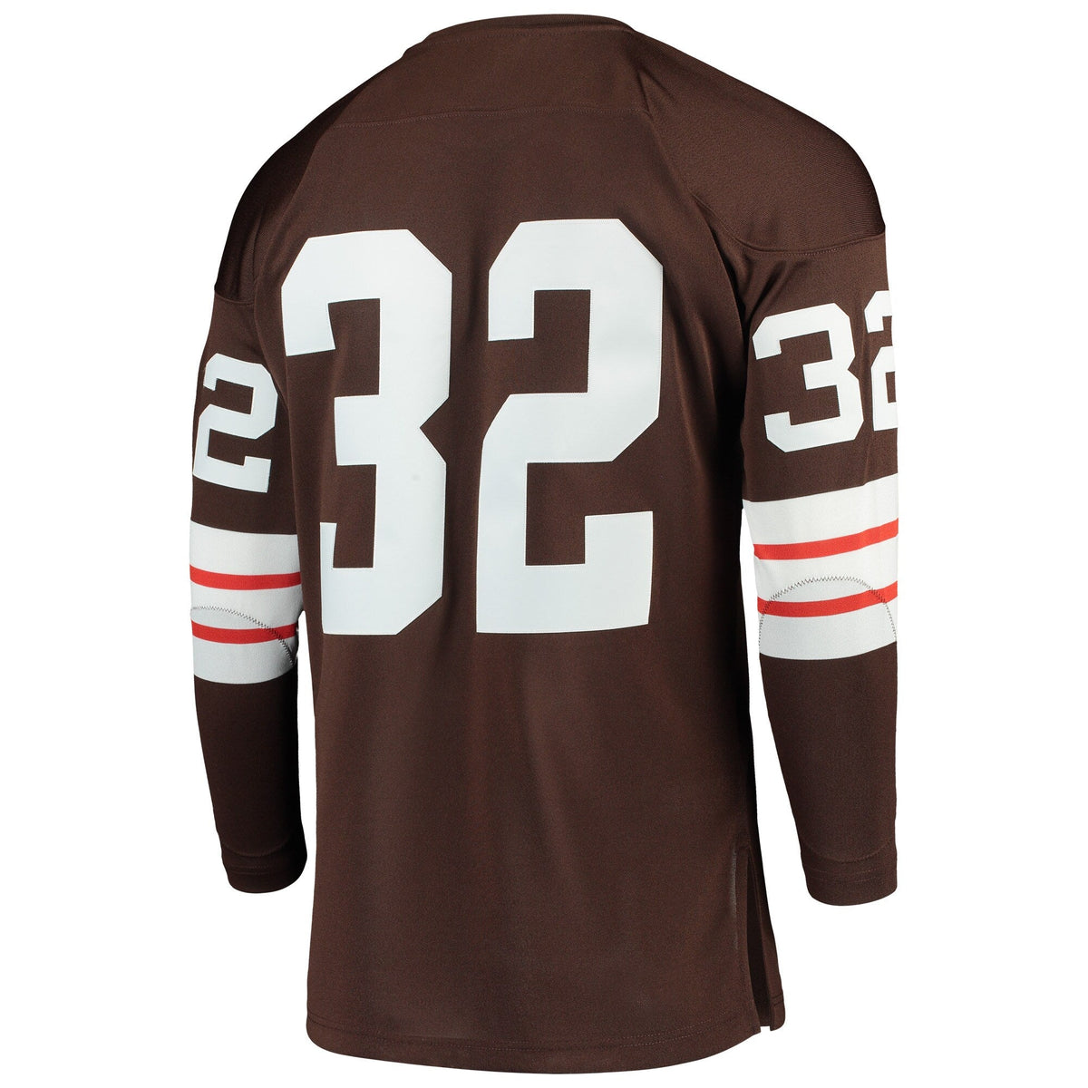 Cleveland Browns 1964 Jim Brown Brown Authentic Throwback Retired Player Jersey