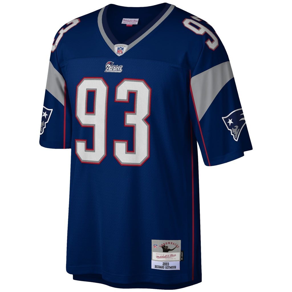 New England Patriots Richard Seymour Navy Legacy Replica Jersey