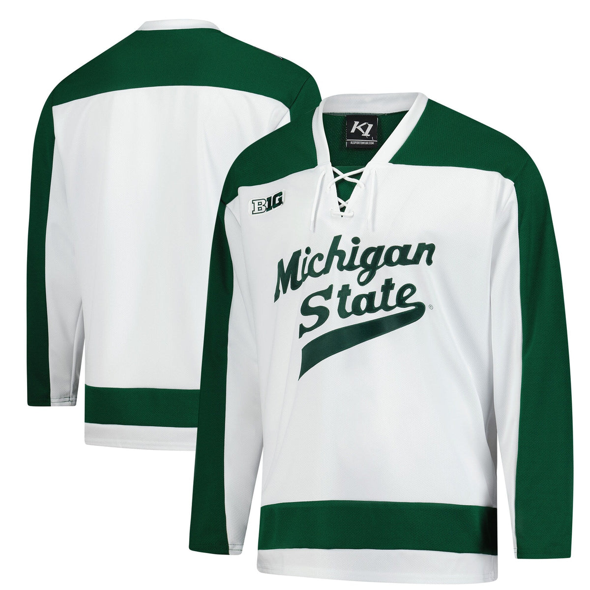 Michigan State Spartans Home Replica Hockey Jersey - White